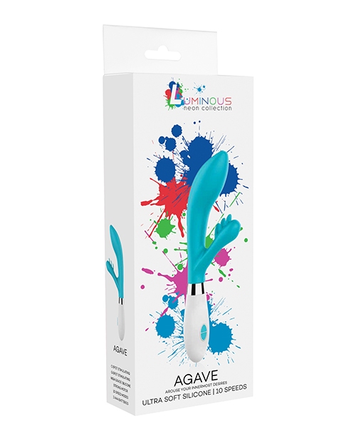Shop Shots Luminous Agave Silicone 10 Speed Rabbit - Turquoise online