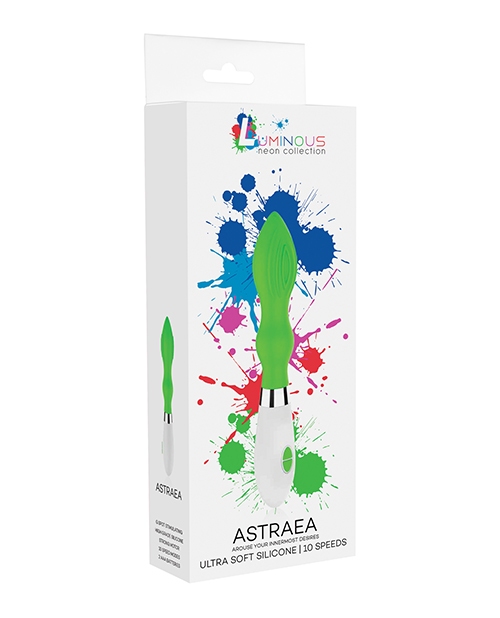 Shop Shots Luminous Astraea Silicone 10 Speed Vibrator - Green online