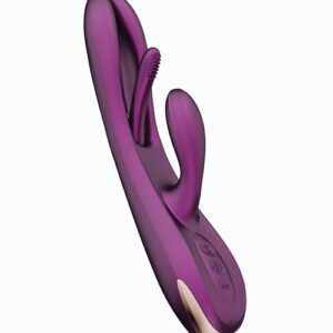 Shop Terri App Controlled Kinky Finger Tapping Rabbit Vibrator - Purple online