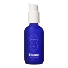 Bottle of  Vegan Lube Dame Products showing plant-powered formula