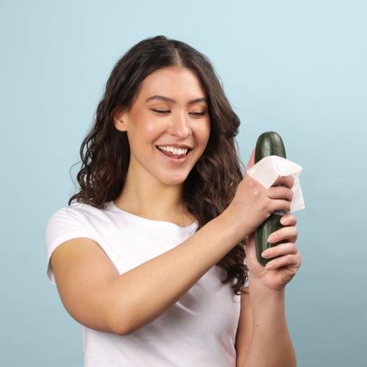 Sweetums Lucky Wipes Cucumber Flavor 10-Pack intimate cleansers and personal cleansing care by Sweetums.