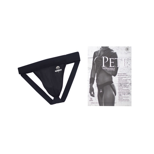 This version of the Large Pete Freestyle Black demonstrates premium materials chosen for durability, comfort, and intimate versatility