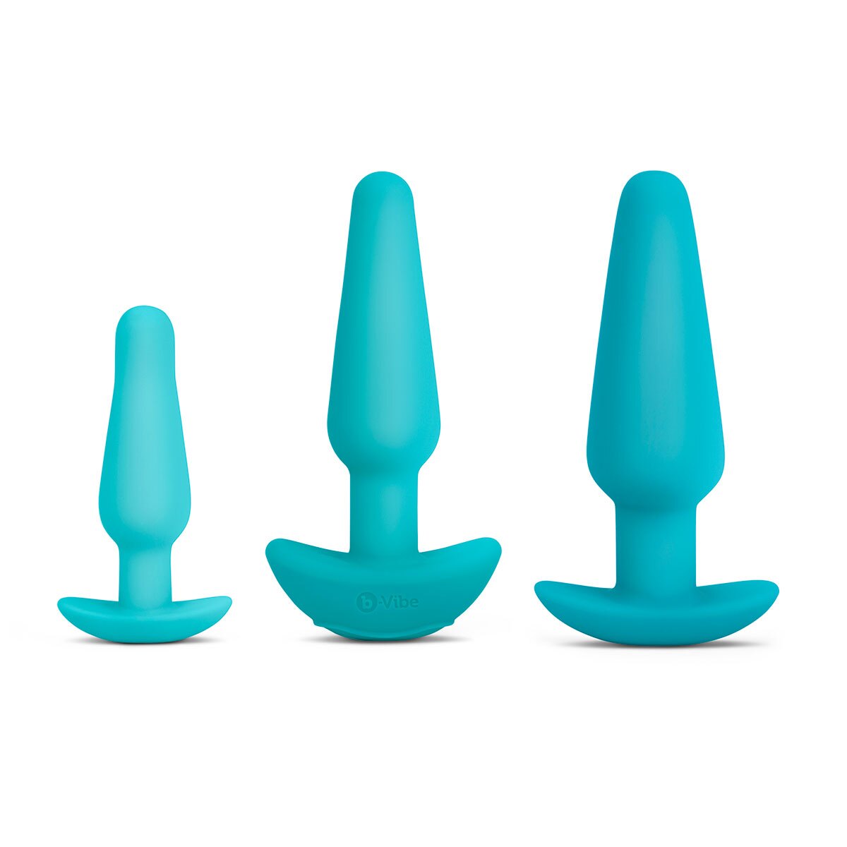 Close-up of the  B-Vibe vibrator for texture detail