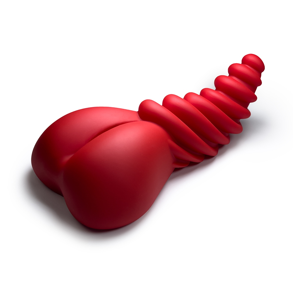 Product image of the Red Banana Pants vibrator on clean background