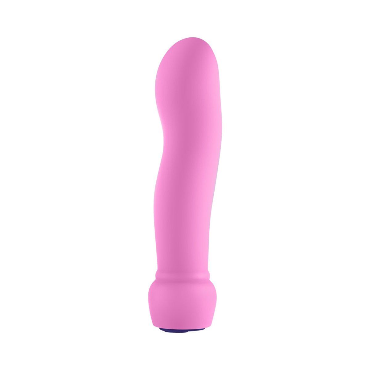 Pink Femme Funn vibrator FemmeFunn Sormi shown in hand for scale