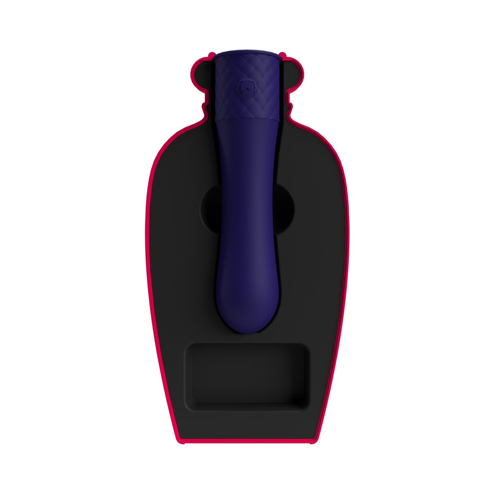 Close-up of the Purple Lola Milani vibrator for texture detail