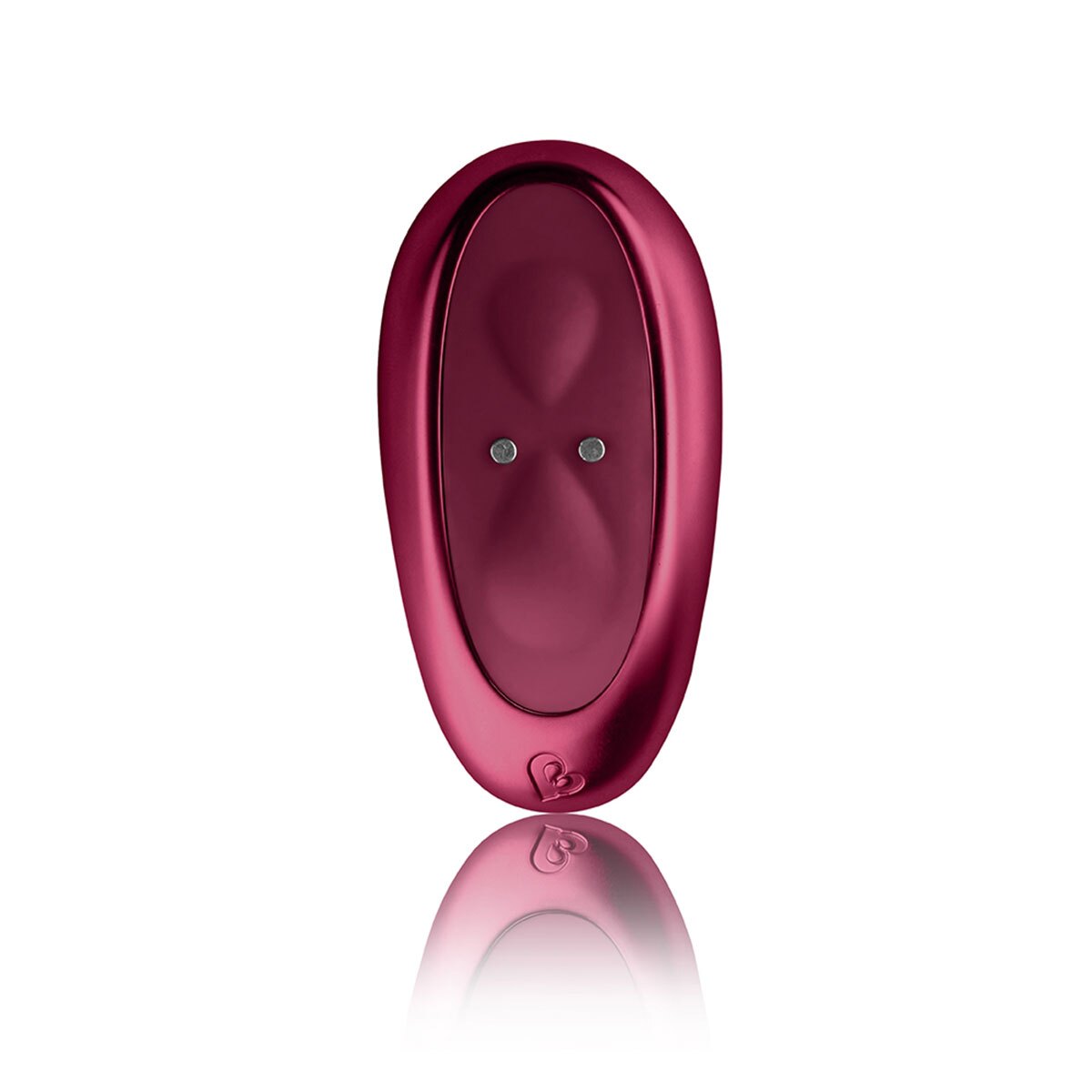 Angled view of the  Rocks Off vibrator designed for intimate use