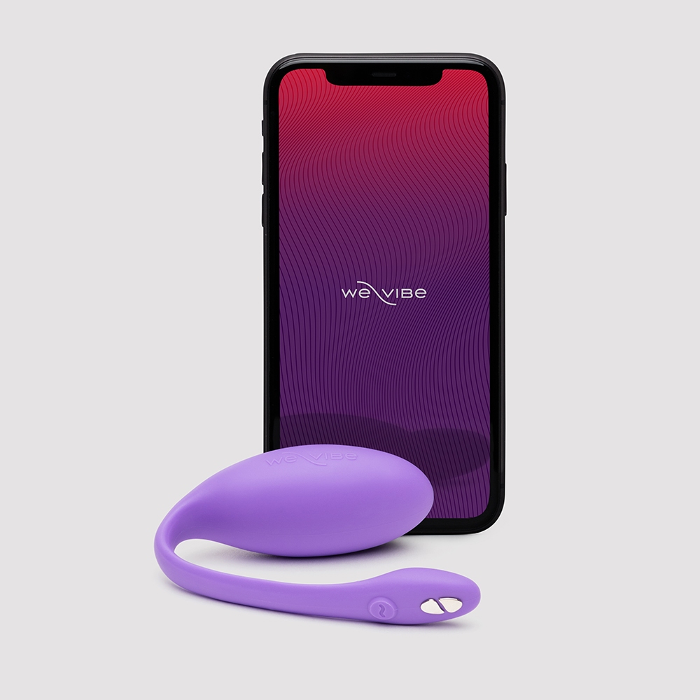 Fully assembled Purple We-Vibe vibrator with smooth exterior