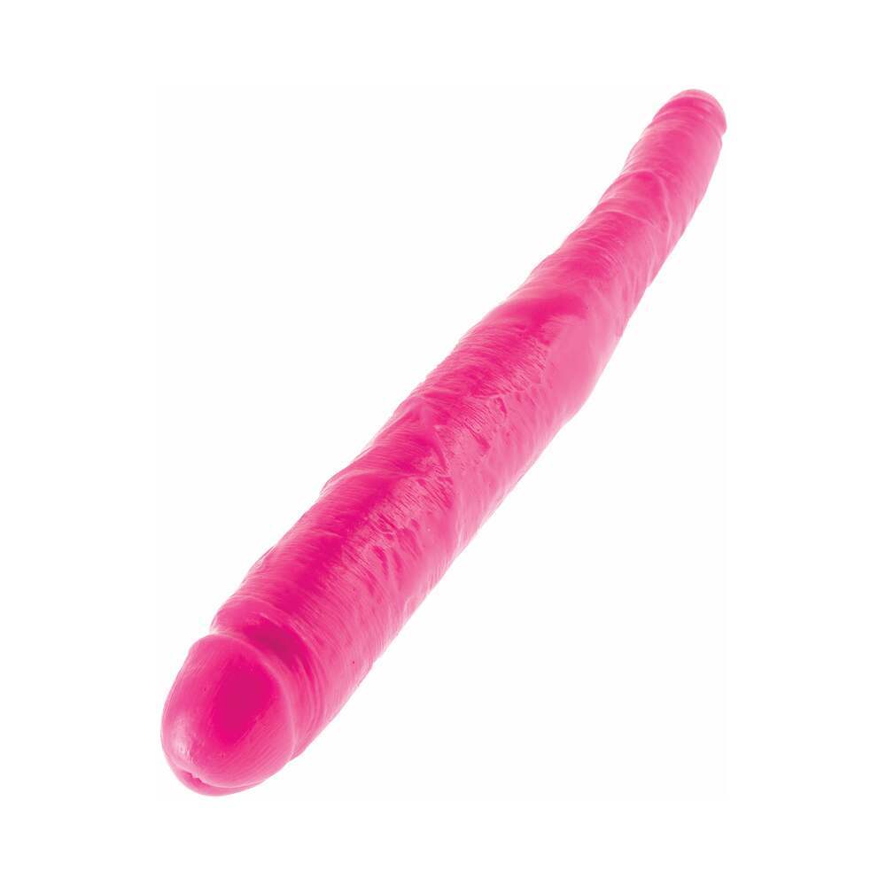 16 inch Dildo from Pipedream in Hot Pink Magenta Fuchsia designed for anal sex with Her or Him