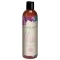 Bottle of 4 oz Water Based Lube Intimate Earth showing clean, lightweight formula