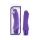 7.75 inch Dildo by Blush in Purple shown for use by Her or Him