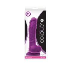 8 inch Dildo by NS Novelties in Purple shown for use by Her or Him