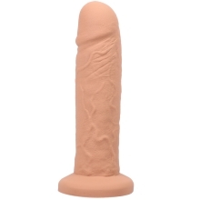 Dildo by Tantus in Brown Chocolate Cocoa shown for use by Her or Him