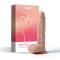 7.5 inch Dildo by Honey Play Box in Vanilla Ivory Beige shown for use by Her or Him