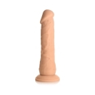7 inch Dildo by Curve Novelties in Vanilla Ivory Beige shown for use by Her or Him