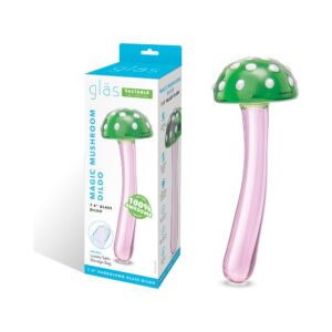 7.5 inch Dildo Electric Eel  Glas Magic Mushroom Glass