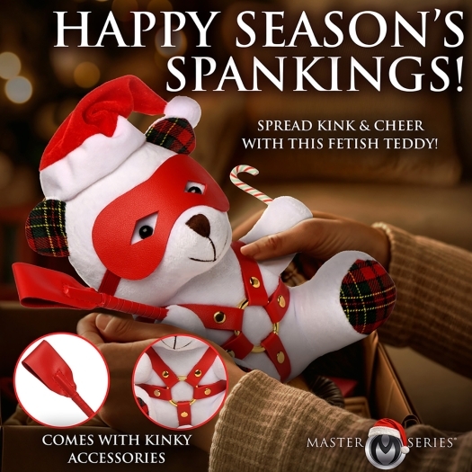 Buy  Master Series Holiday Bondage Bear White book for her.