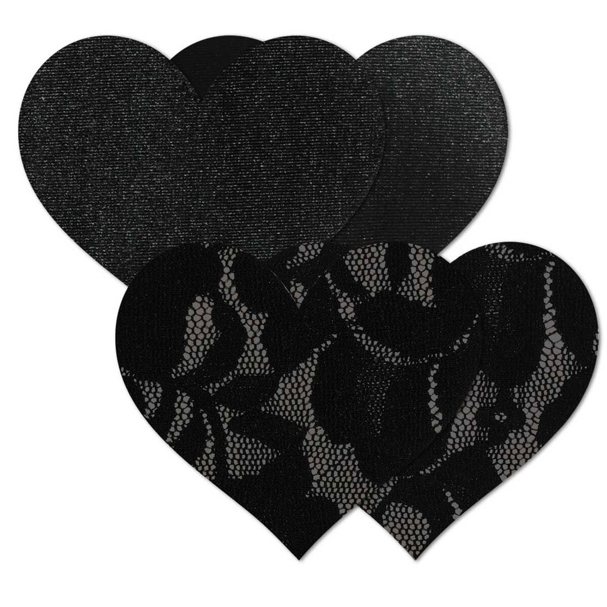 Feel sexy wearing sexy nipple covers  Nippies Basics Black Hearts C! Wearing Nippies Basics Black Hearts C nipples covers by Bristols 6 can be fun and sexy!