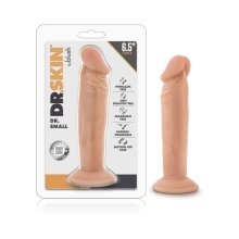 6.5 inch Dildo by Blush in Vanilla Ivory Beige shown for use by Her or Him