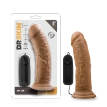 8 inch Dildo by Blush in Tan Light Brown Mocha shown for use by Her or Him