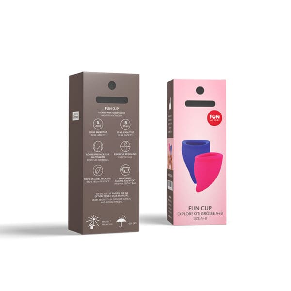 Try a Fun Factory Fun Cup - Explore Kit menstrual cup for your next period to see why some women claim this is the best menstrual cup!