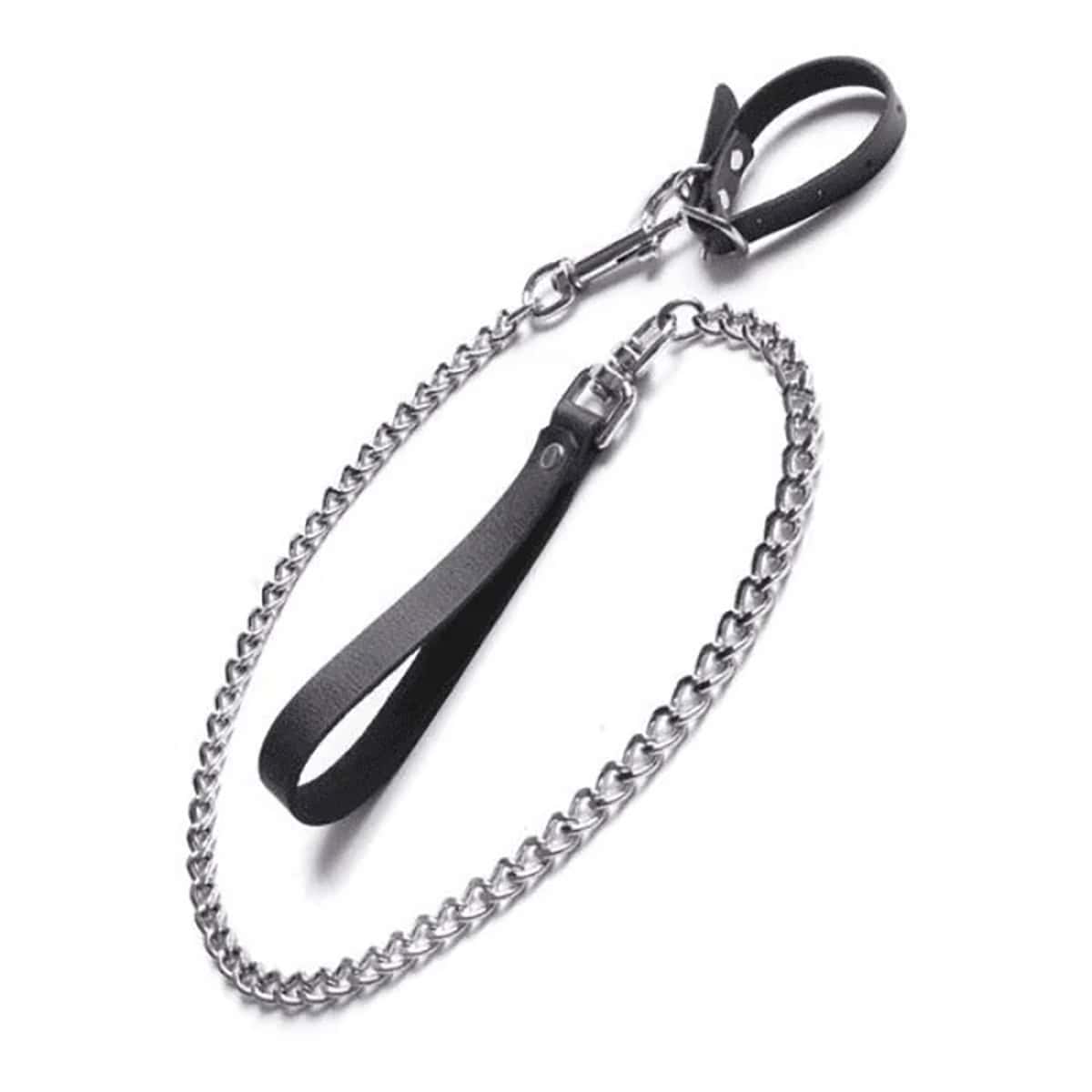 Buy a KL Buckling Cock Ring/Chain Leash Set vibrator.