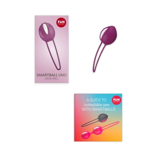 Buy Fun Factory Smartball Uno White Grape kegel exercise device for pelvic floor muscle strengthening.