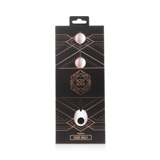 Buy Rosy Gold Nouveau Ben Wa Balls kegel exercise device for pelvic floor muscle strengthening.