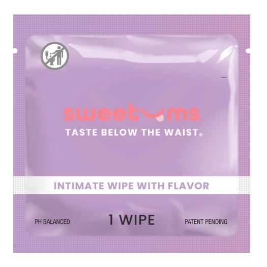 Sweetums Intimate Wipes Honey Lavender Flavor intimate cleansers and personal cleansing care by Sweetums.