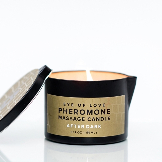 Buy Eye of Love Pheromone Massage Candle 150ml After Dark (F to M) for her or him.