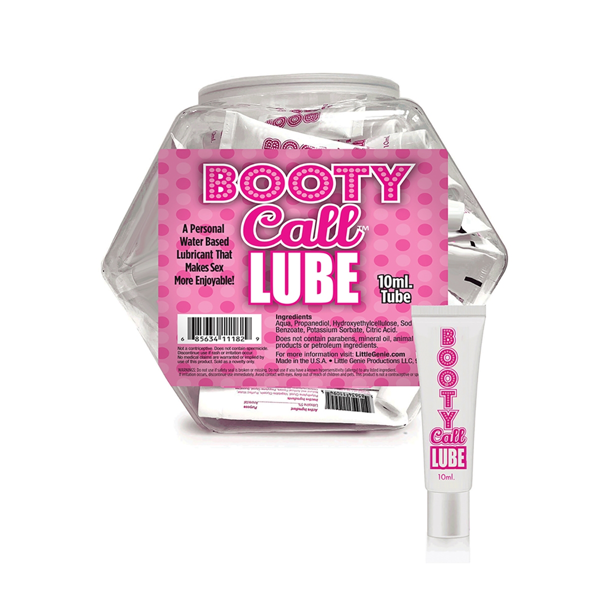 Buy  Booty Call WB Lube Pillows 65pc Fishbowl book for her.