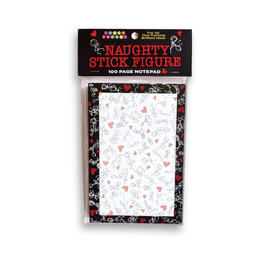 Buy  Naughty Stick Figure Notepad book for her.