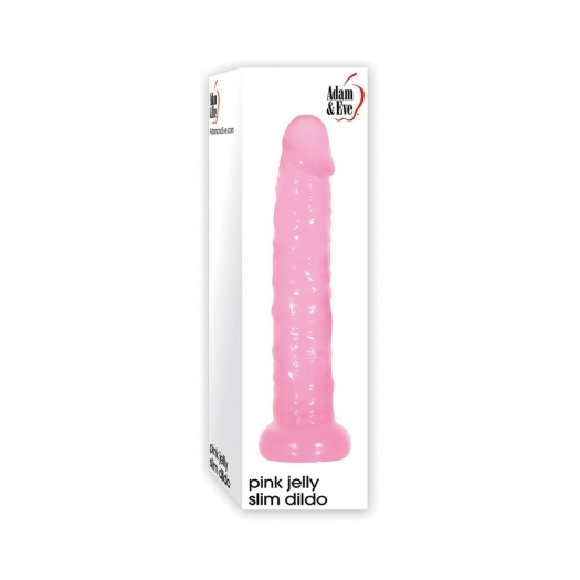 e Pink Jelly Slim Dildo design showcases premium construction that supports confident movement and smooth compatibility