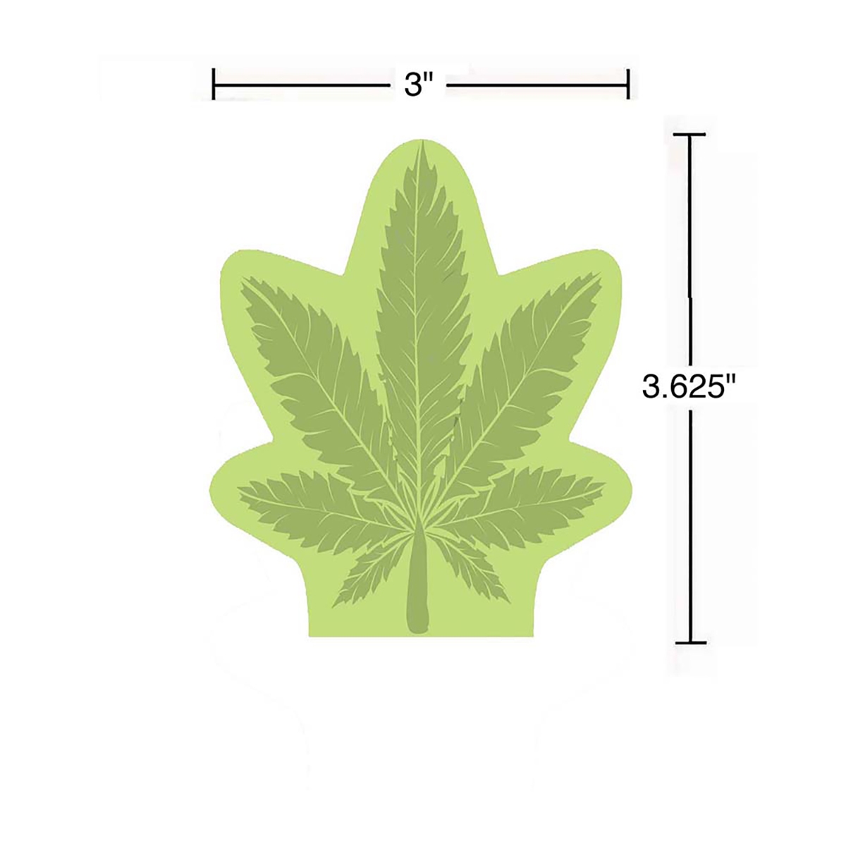 Buy  Cannabis Leaf Sticky Notes book for her.