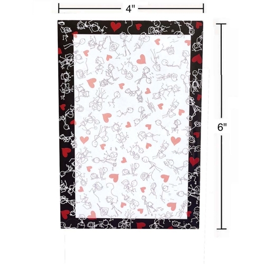 Buy  Naughty Stick Figure Notepad book for her.