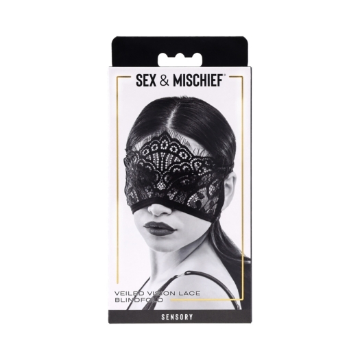 Buy  Sportsheets Sex & Mischief Veiled Vision Lace Blindfold book for her.