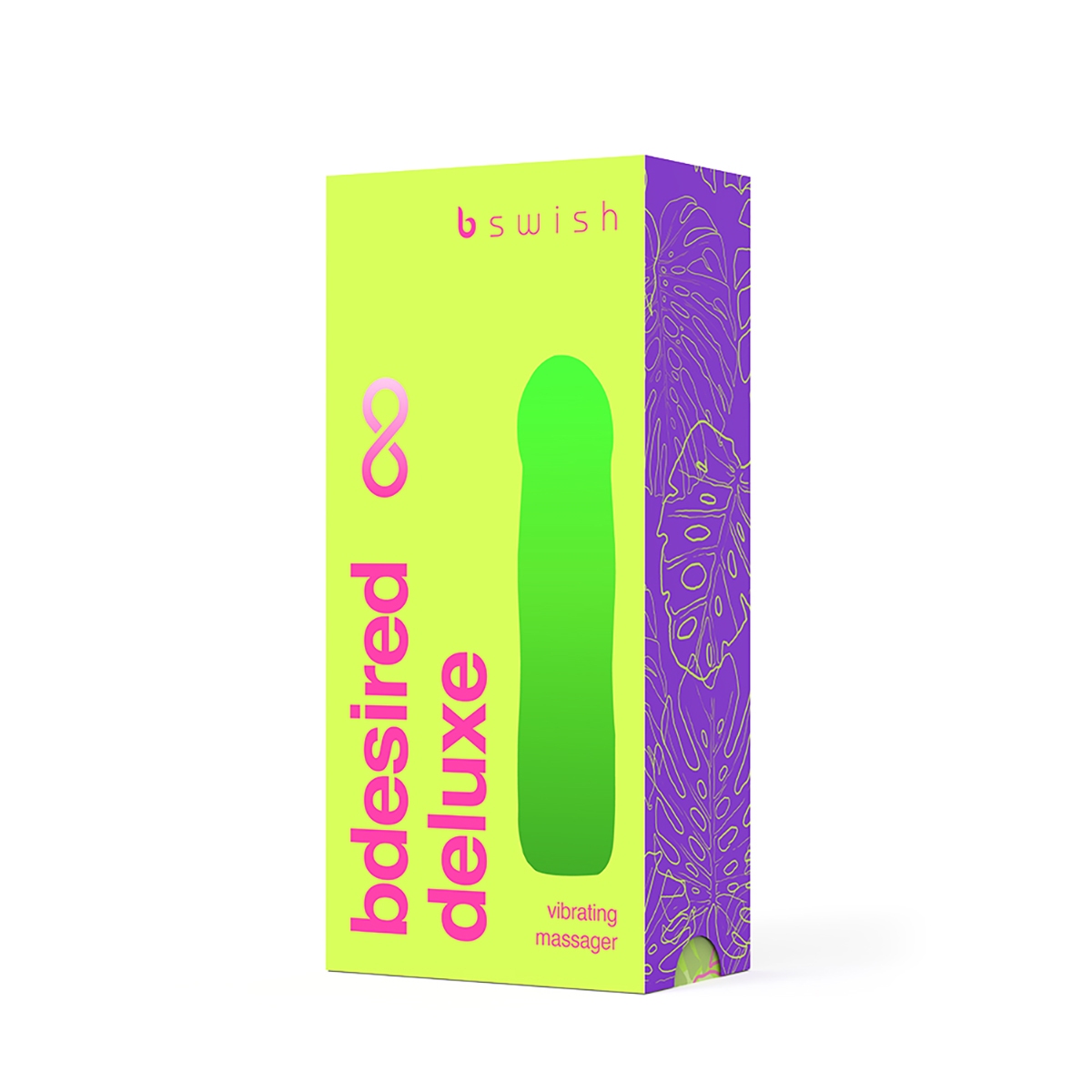 Product image of the Green B Swish vibrator on clean background