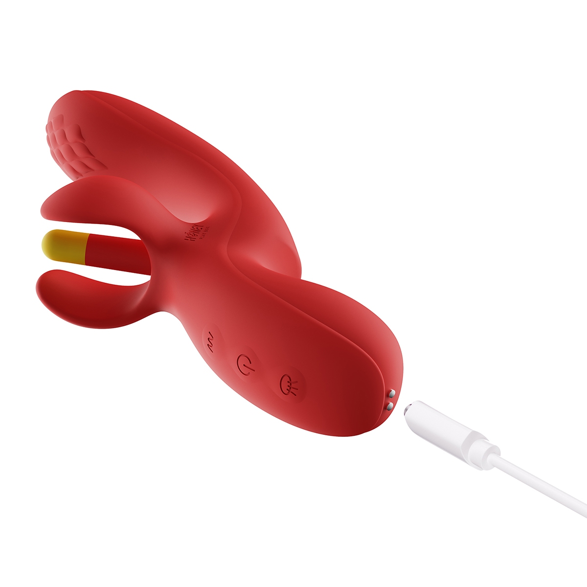 Product image of the Red Honey Play Box vibrator on clean background