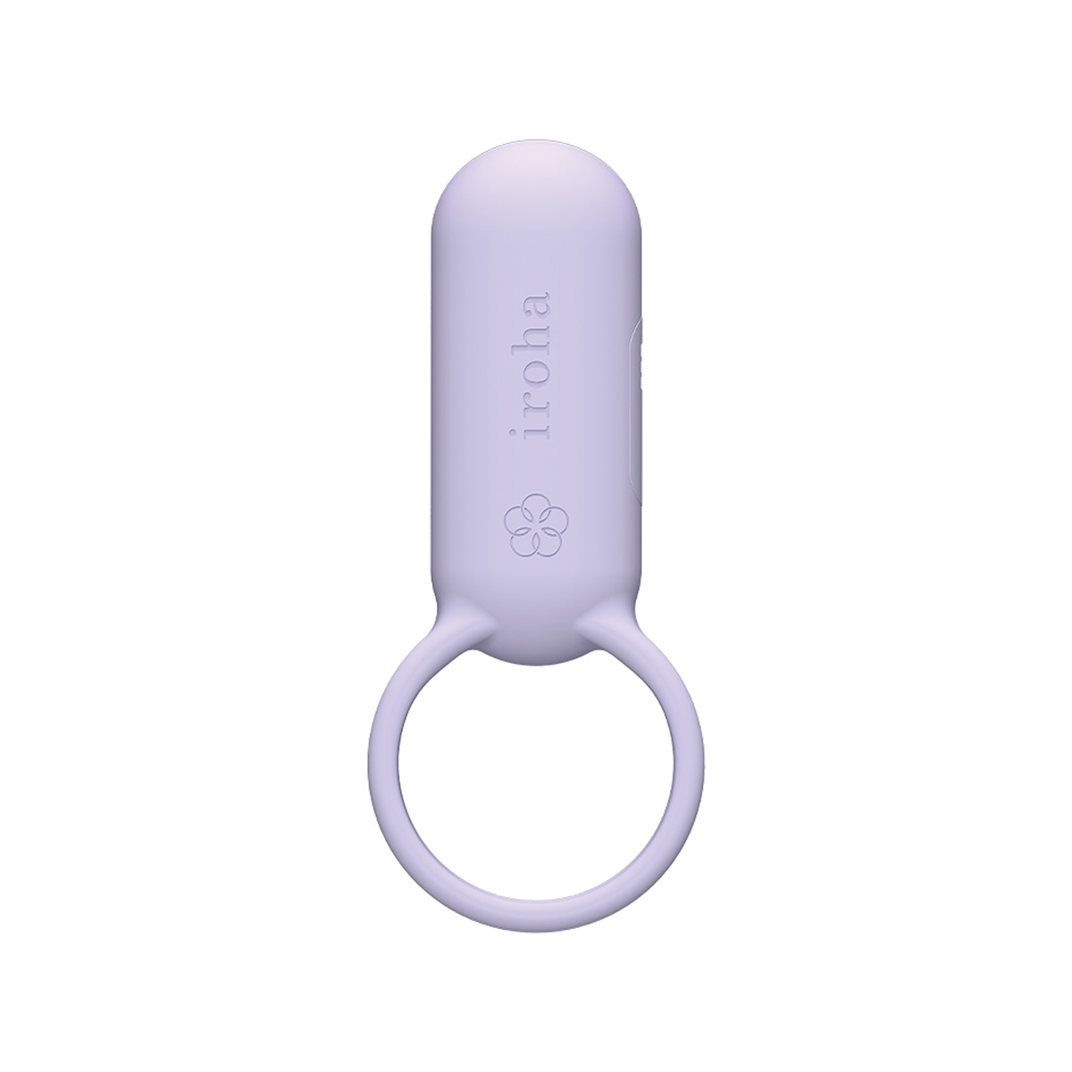 TENGA vibrator iroha SVR Ring Periwinkle shown in hand for scale