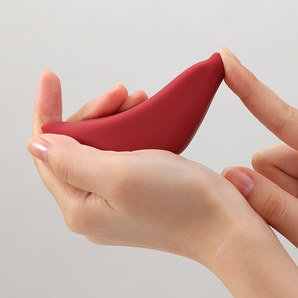 Close-up of the  TENGA vibrator for texture detail