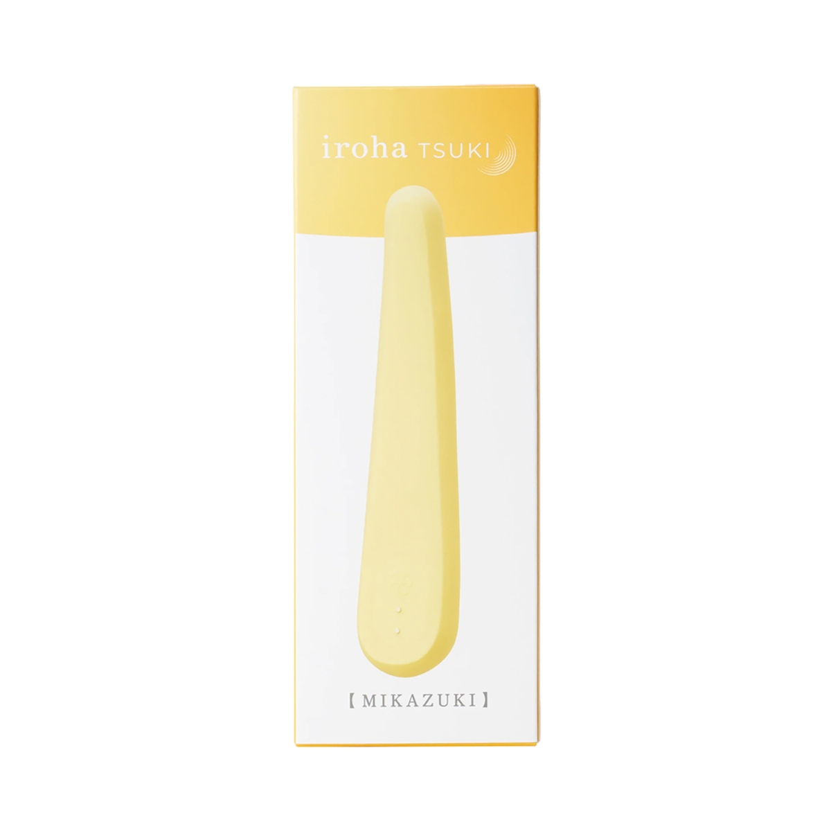 Angled view of the  TENGA vibrator designed for intimate use