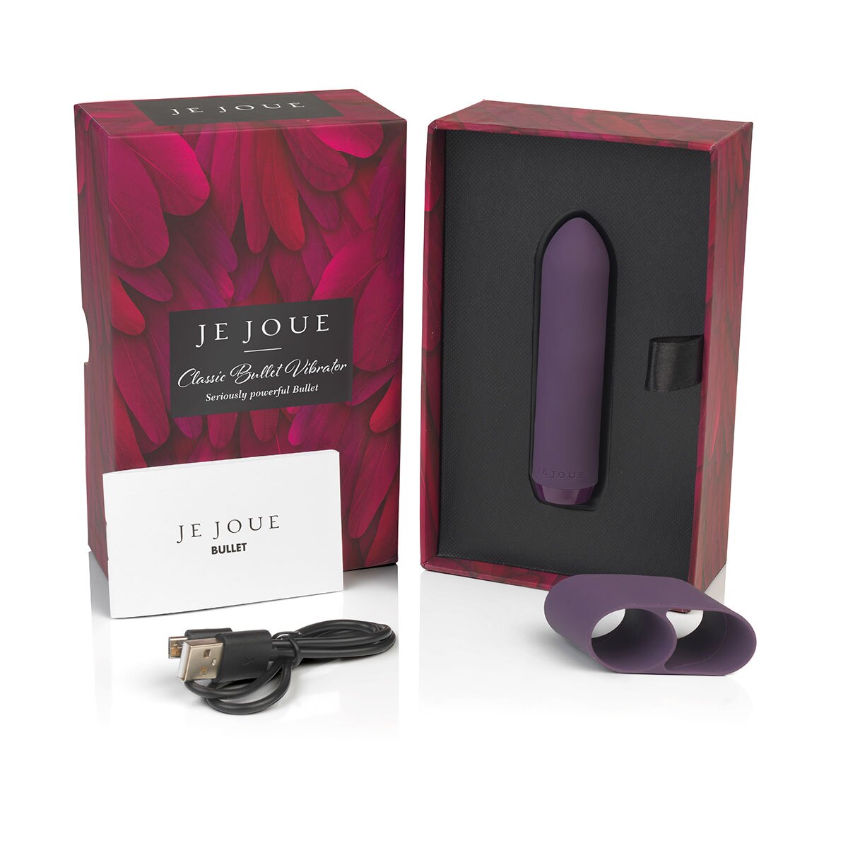 Close-up of the Purple Je Joue vibrator for texture detail