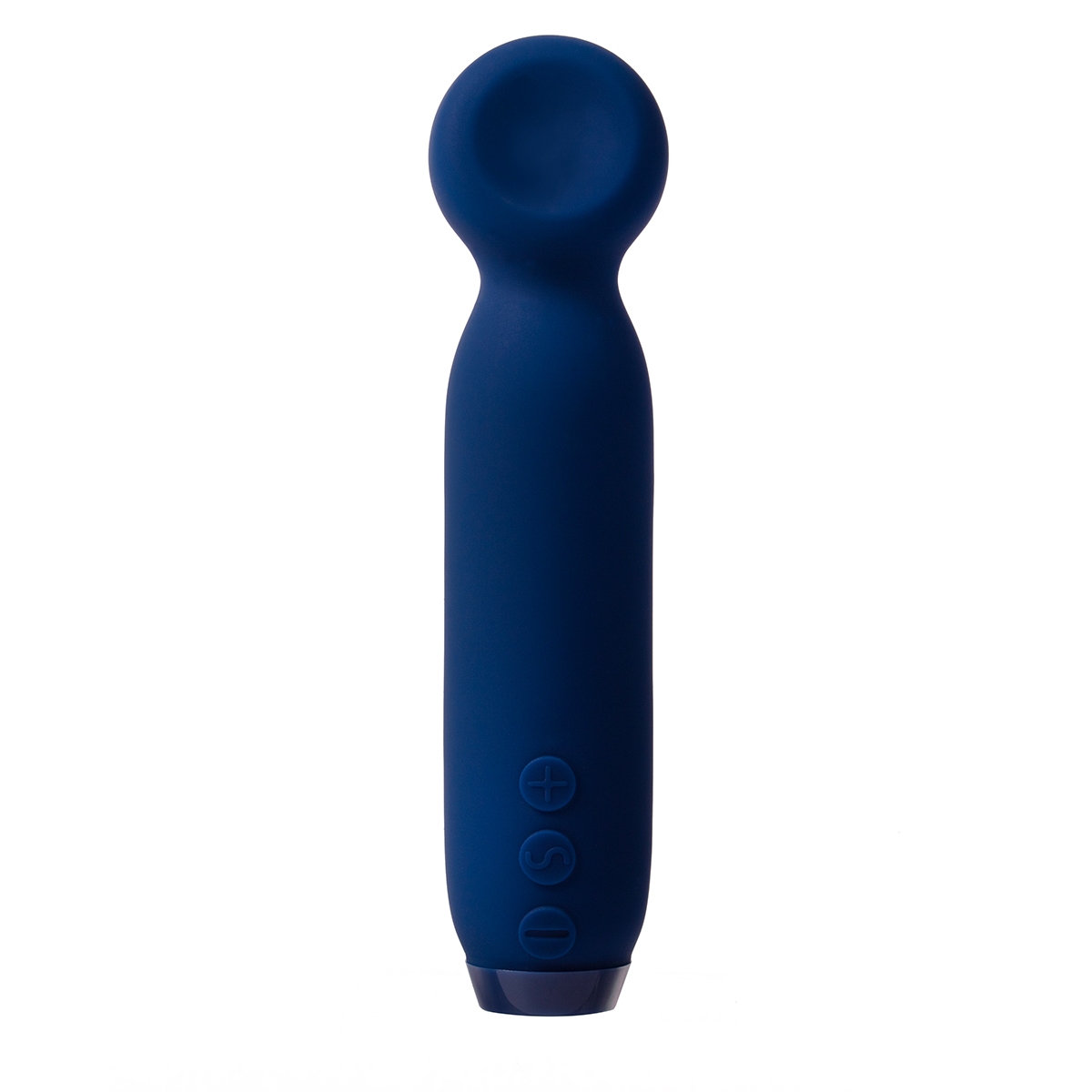 Blue Je Joue vibrator Vita Cobalt shown in hand for scale