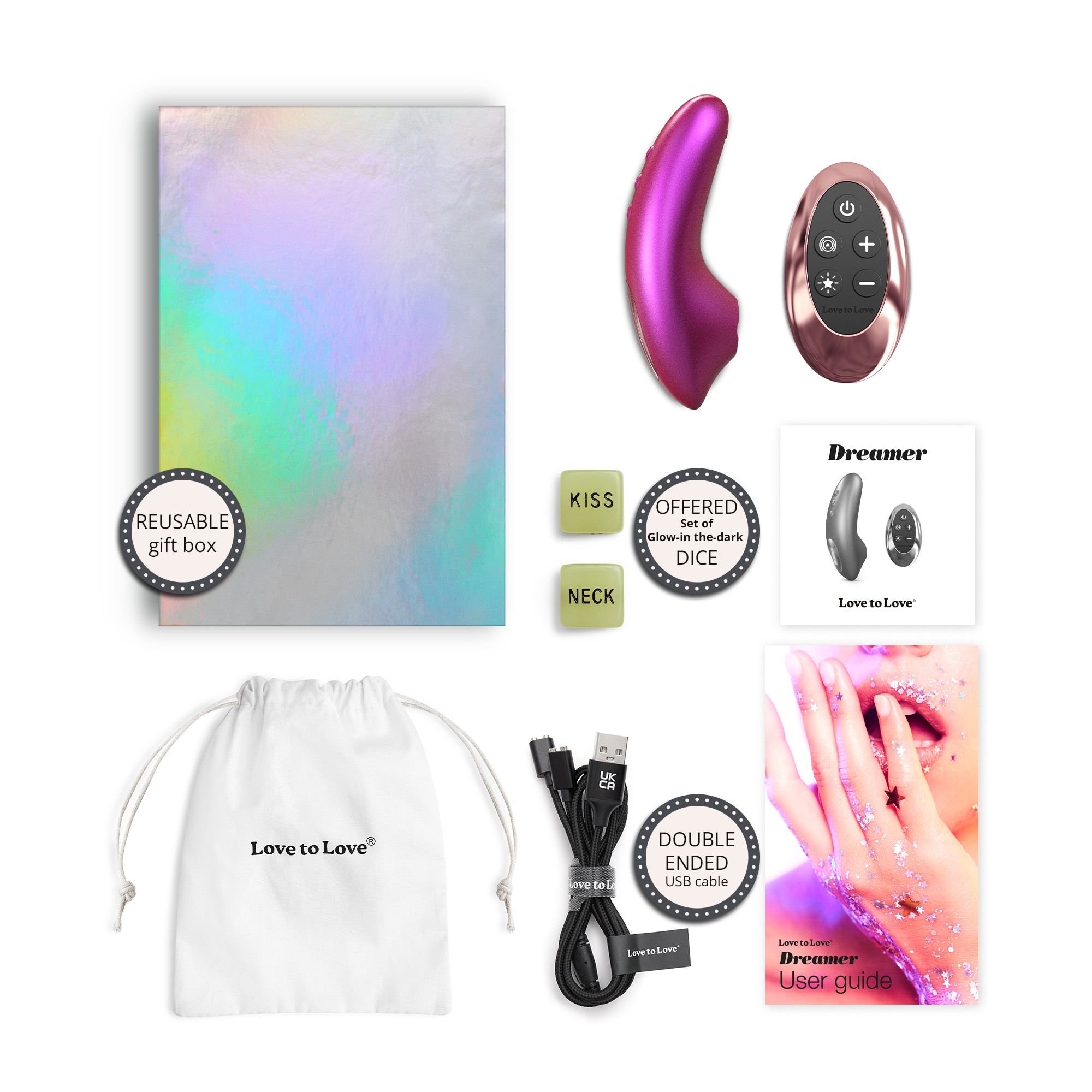 Product image of the  Lovely Planet vibrator on clean background
