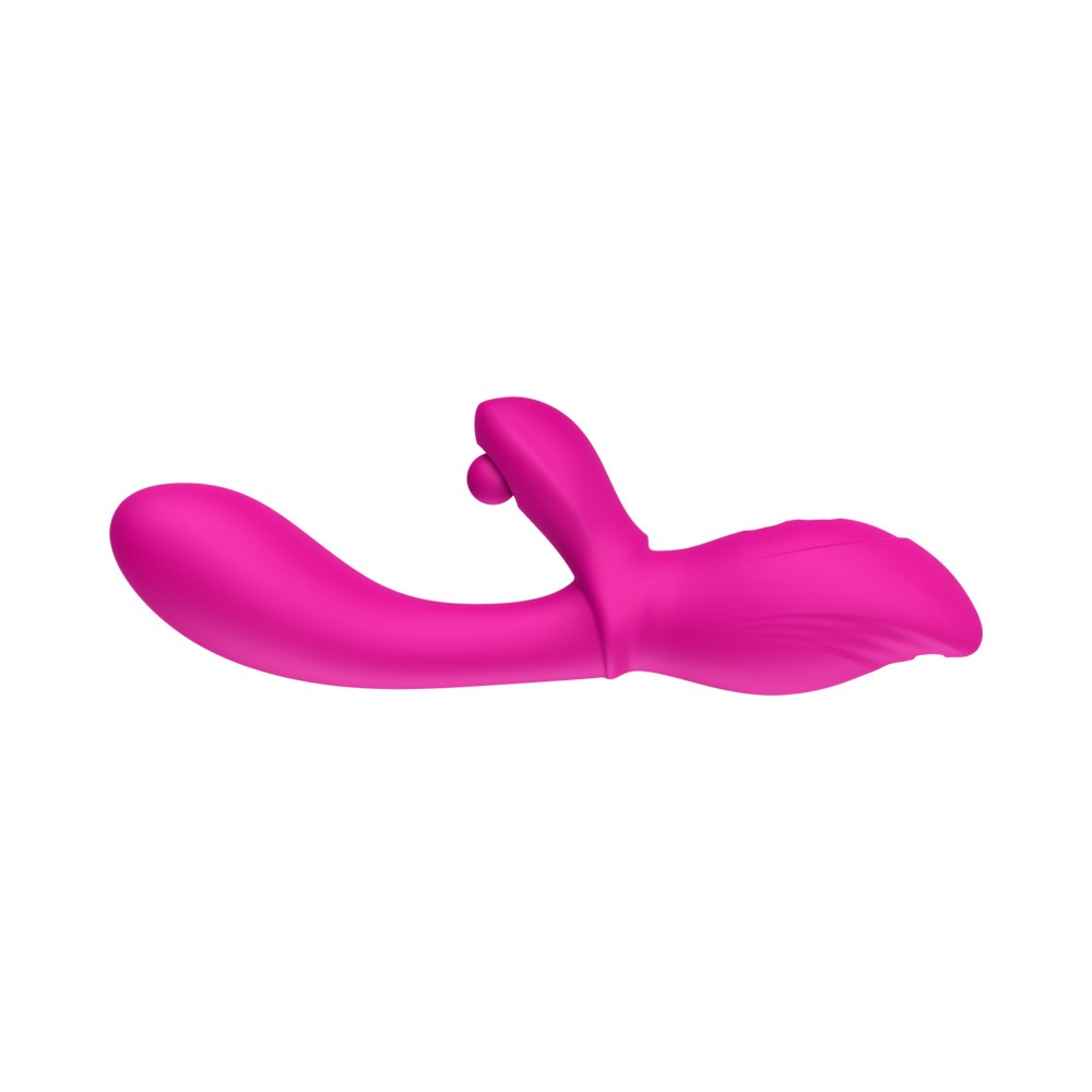 Close-up of the Pink Luv Inc vibrator for texture detail