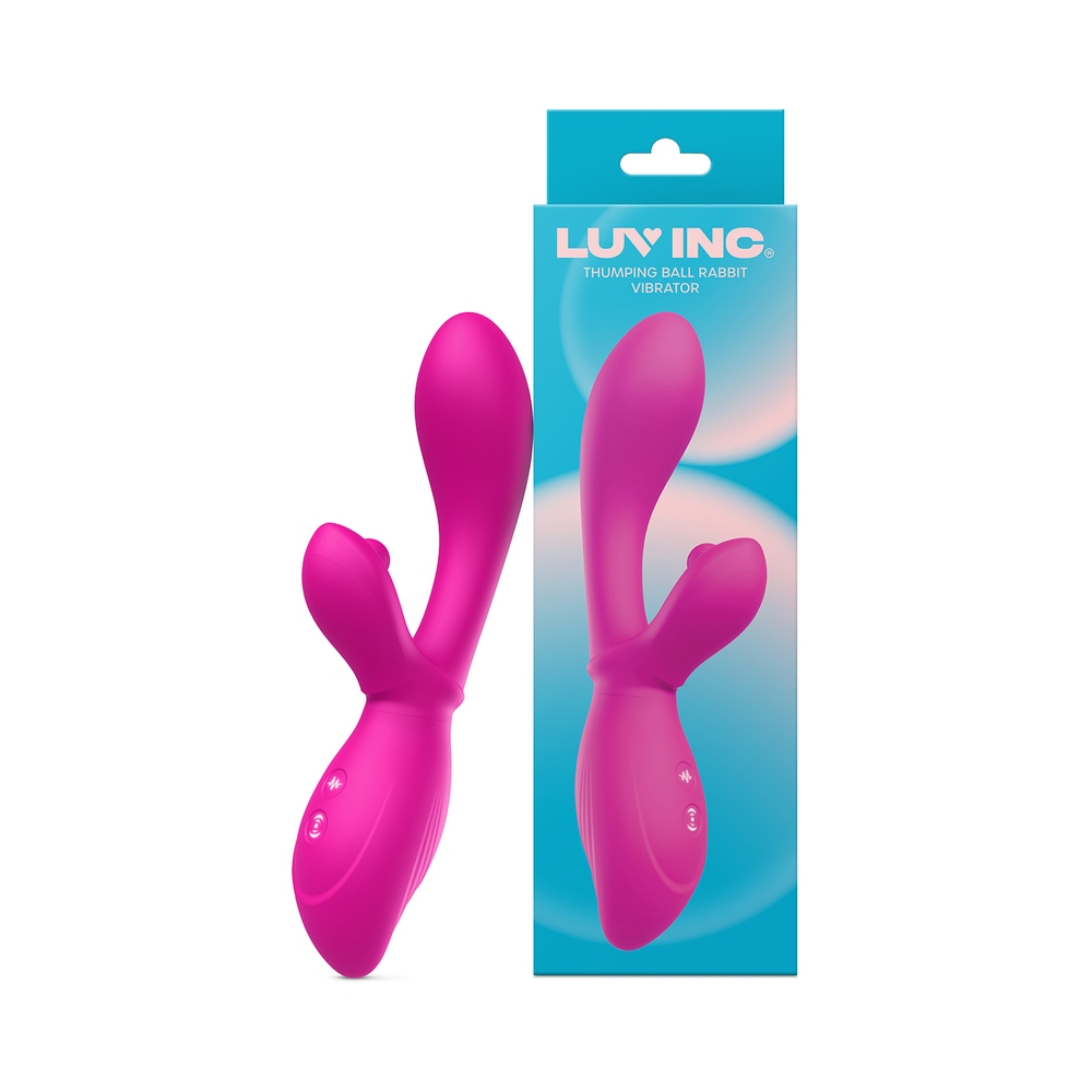 Product image of the Pink Luv Inc vibrator on clean background