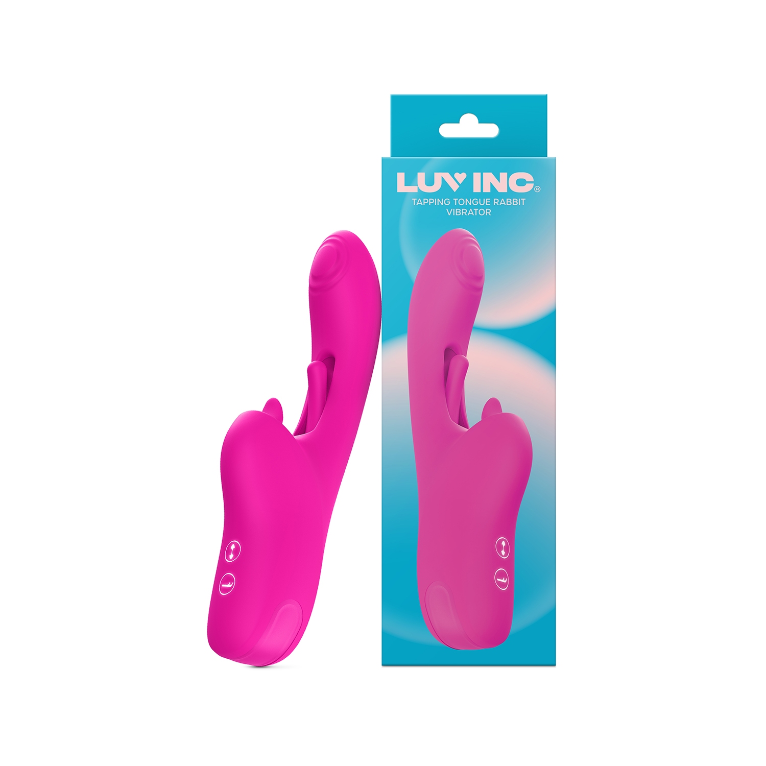 Product image of the Pink Luv Inc vibrator on clean background