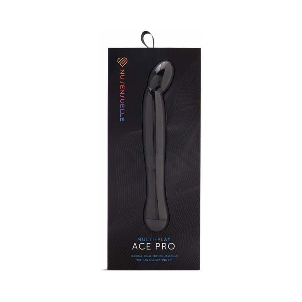 Product image of the Black Nu Sensuelle vibrator on clean background