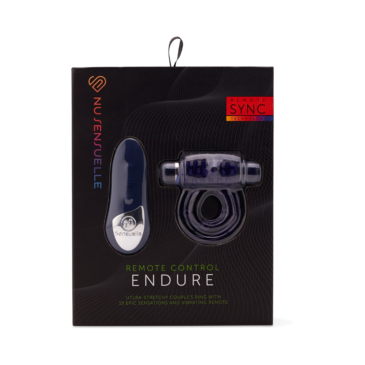 Product image of the Blue Nu Sensuelle vibrator on clean background