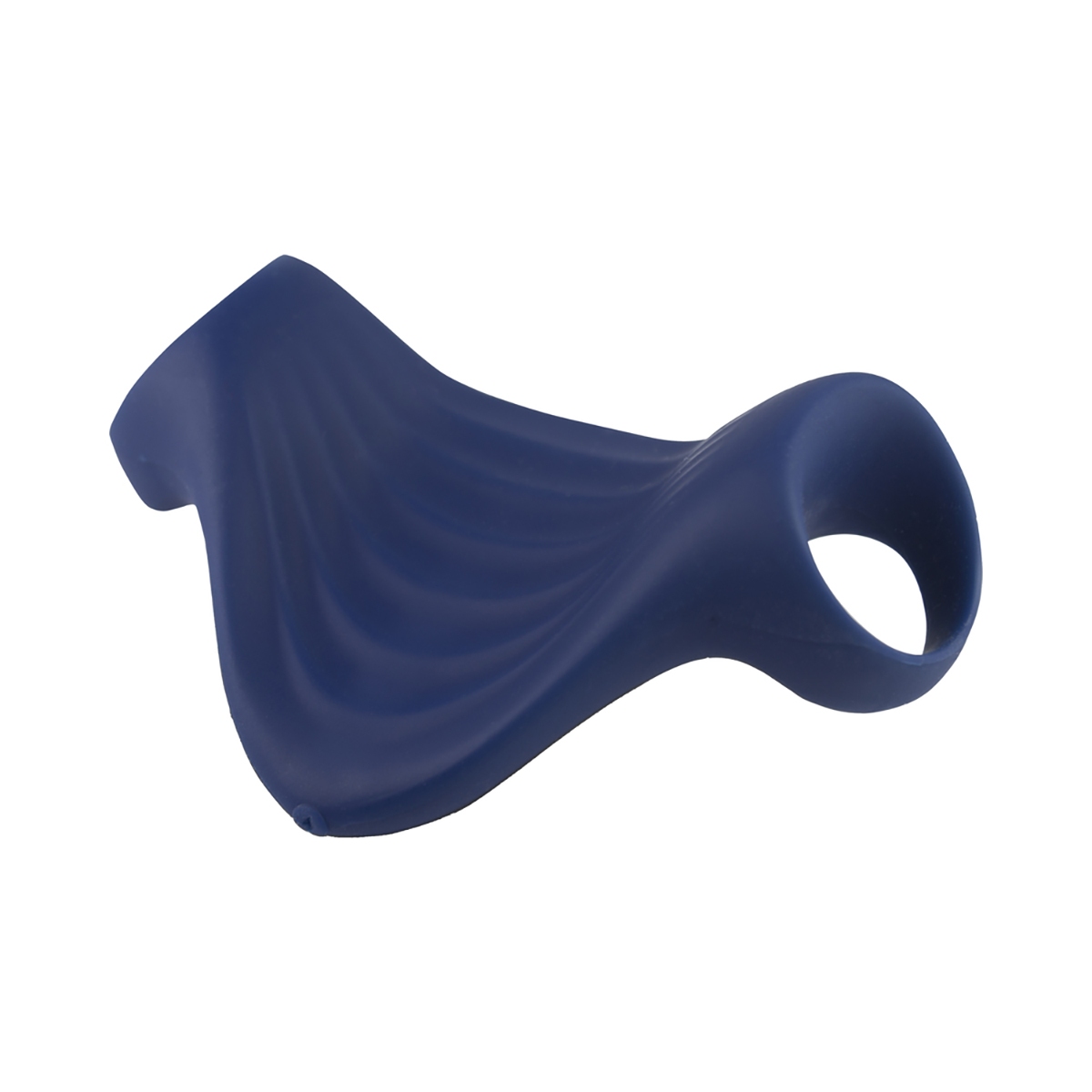 Angled view of the Blue Rocks Off vibrator designed for intimate use